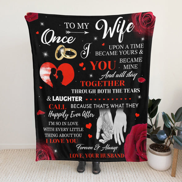 Wife Blanket, Throw Blanket Gifts for Birthday/Wedding/Anniversary/Christmas/Valentines