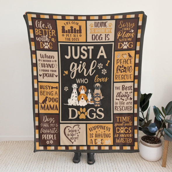 Dog Mom Blanket, Dog Lovers Gifts for Women, Puppy Throw Blanket for Bed Couch Christmas Gift