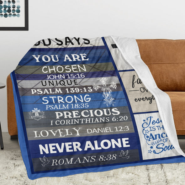 Christian Gifts for Women Blankets, I Am a Child of God Blankets, Inspirational Religious Birthday Gifts, Catholic Spiritual Gifts for Women