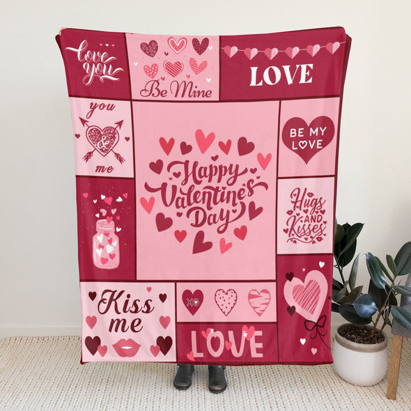 Valentine's Day Blanket Wedding Throw Couple Gifts for Men Women Boyfriend Girlfriend Husband Wife