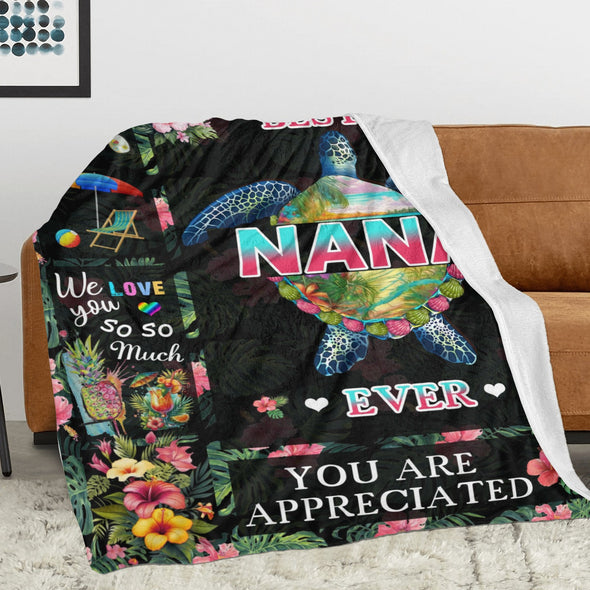 Nana Gifts Blanket, Birthday Gifts for Nana Throw, Nana Gifts from Grandkids, Grandma Gifts for Mothers Day Christmas