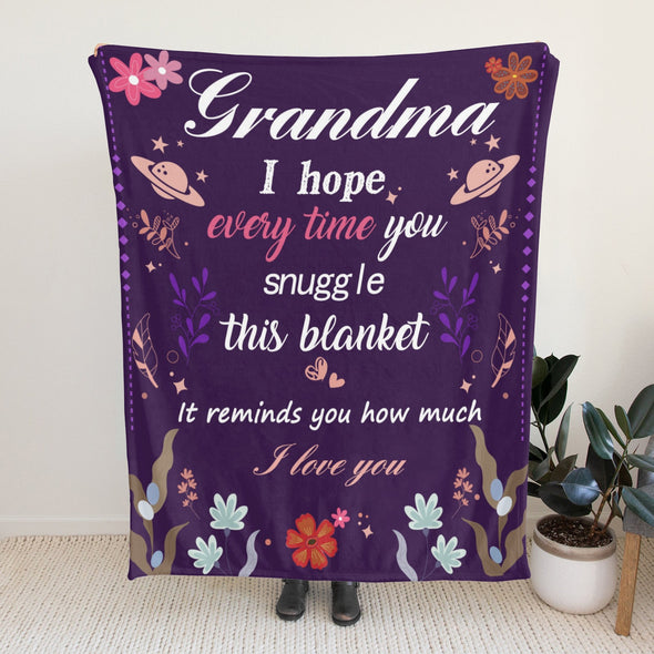 Grandma Blanket Gifts Christmas Birthday Ideas for Nana Grandmother