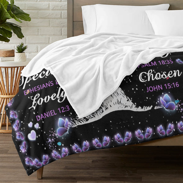 Christian Gifts for Women Blankets, I Am a Child of God Blankets, Inspirational Religious Birthday Gifts, Catholic Spiritual Gifts for Women