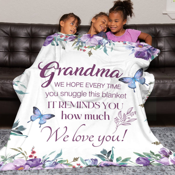 Grandma Blanket Gifts Christmas Birthday Ideas for Nana Grandmother