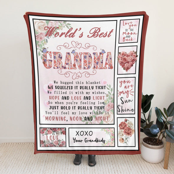 Grandma Blanket Gifts Christmas Birthday Ideas for Nana Grandmother