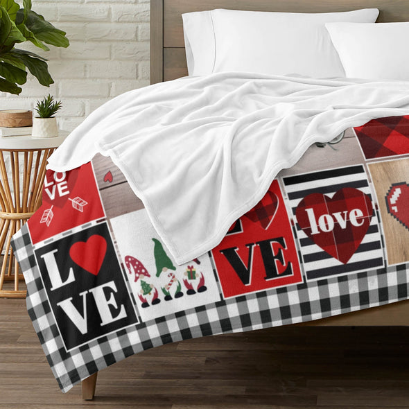 Valentine's Day Blanket Wedding Throw Couple Gifts for Men Women Boyfriend Girlfriend Husband Wife