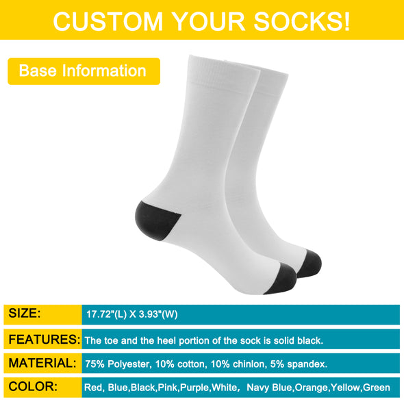 Custom Photo Pet's  Face Socks - amlion