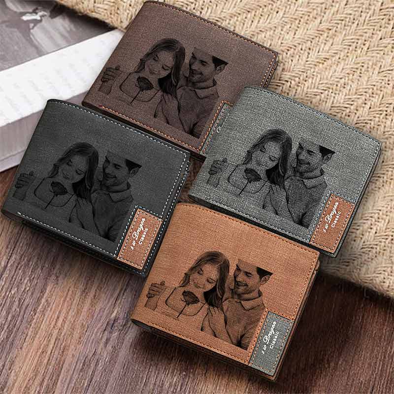  Amlion Personalized Custom Wallets, Engraved Leather
