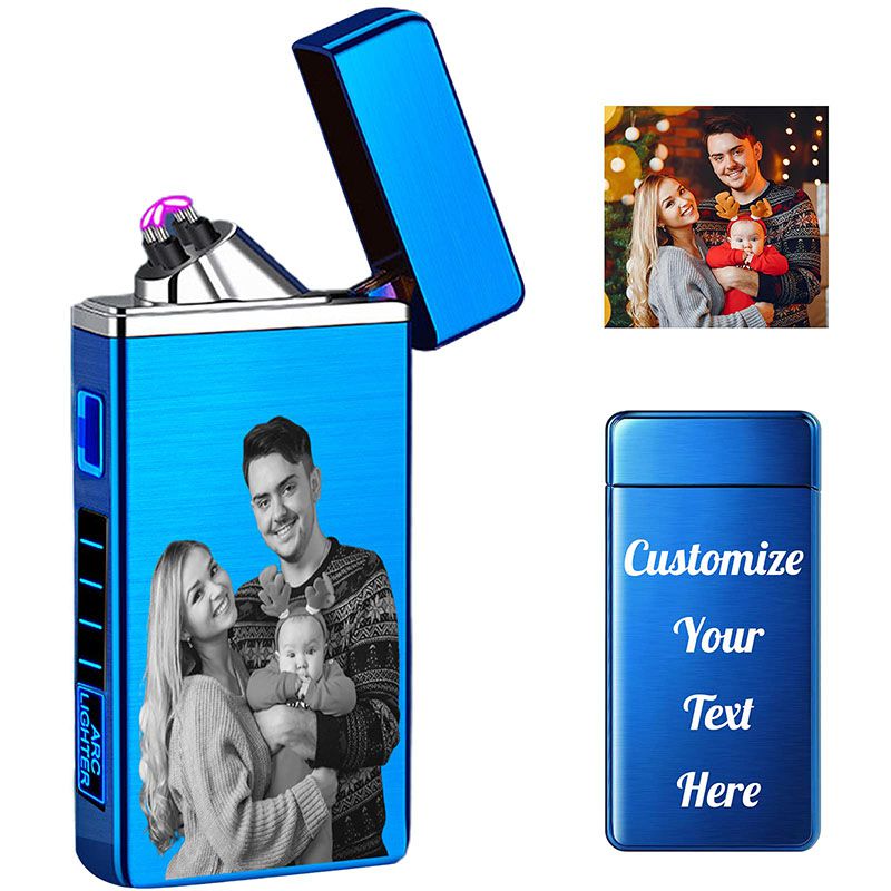 Personalized Photo Engraved Lighter, Custom Picture Engraved Electric ...